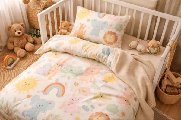Puha, bőrbarát anyagból készült ovis ágynemű gyerekeknek