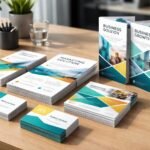 Nyomtatott marketinganyagok üzleti használatra